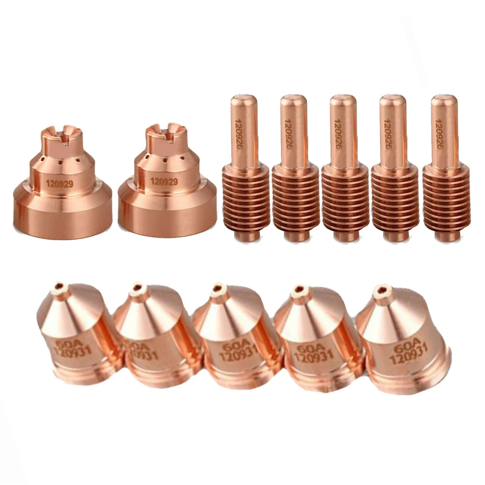 

12pcs Set MX1000/1250/1650/RT60/80 Nozzle 120931 Electrode 120926 Shield 120929 Kit High Quality Plasma Cutting Consumables