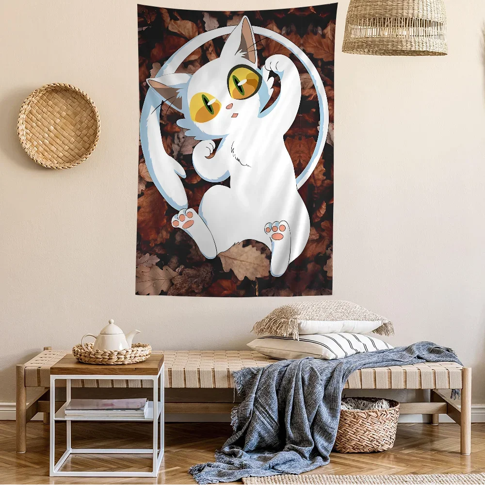 S-Suzume no To jimari аниме гобелен хиппи цветок настенные ковры для спальни Декор дешевый