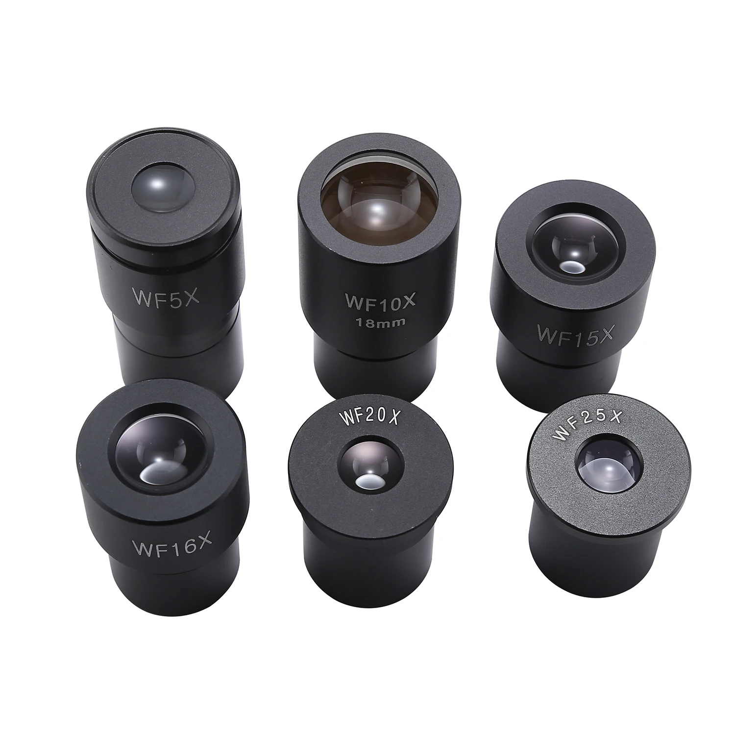 

Metal Material Wide Field Durable Wide-angle Lens Eyepiece 0.9inch Alloy Black Glass Medical Laboratory Supplies