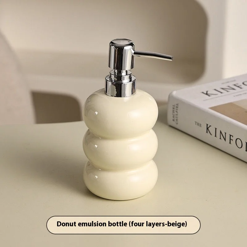 

Керамический дозатор мыла пончик