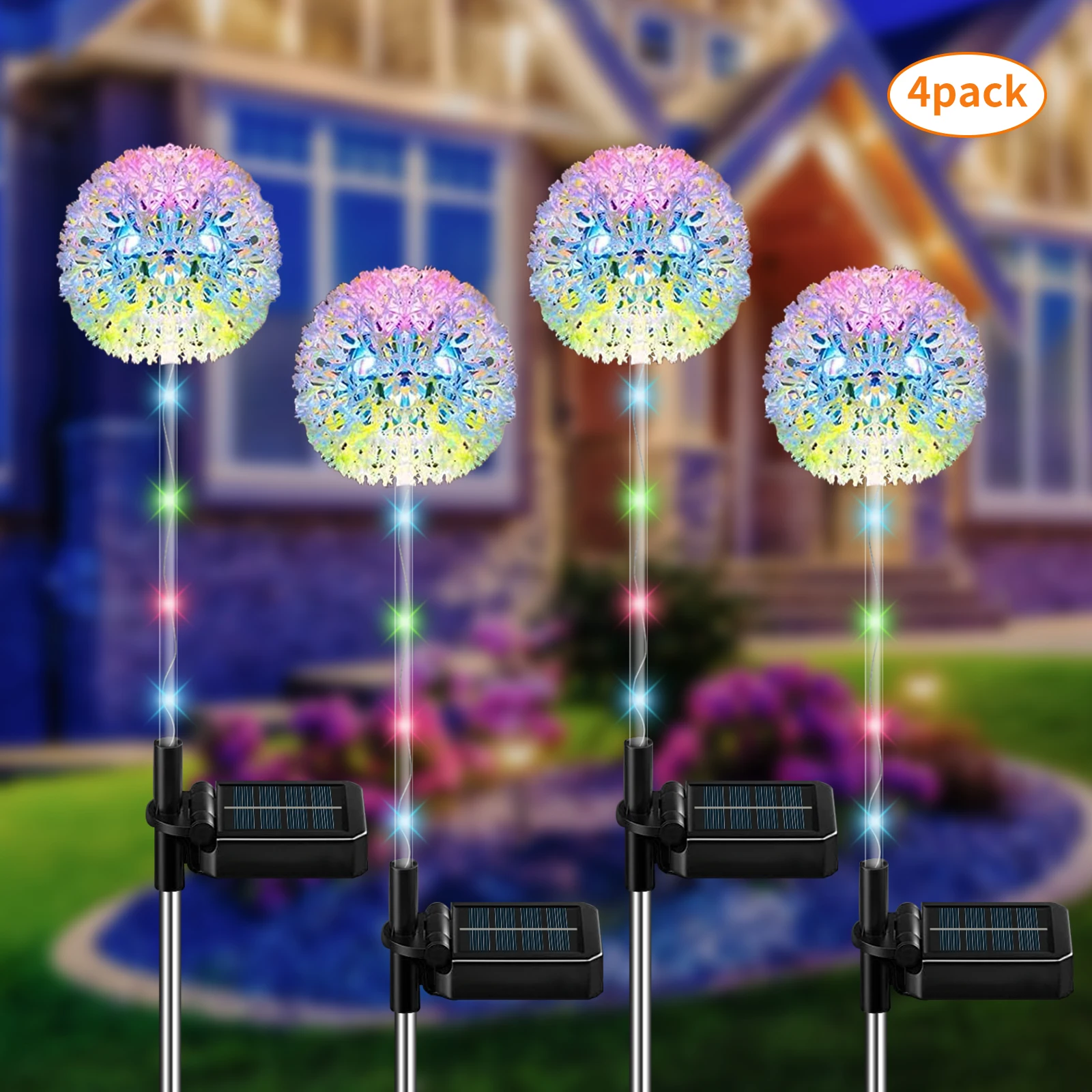 

Solar Garden Light Dandelion Outdoor Waterproof LED Garden Villa Landscape Lawn Decorative Floor Lights