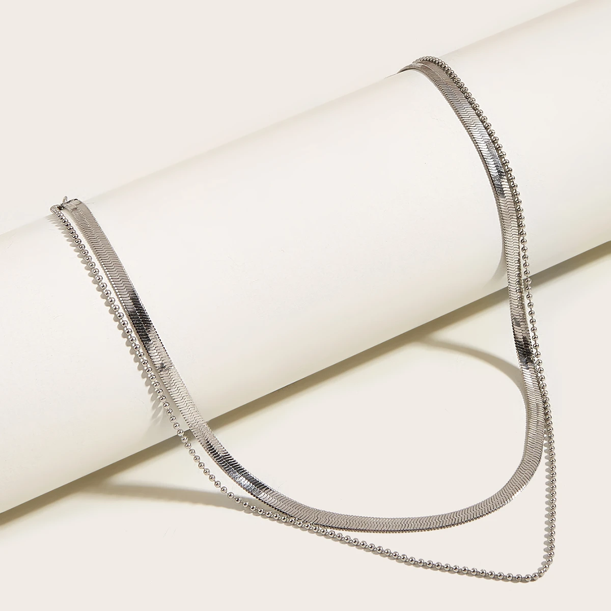 Trendy Gold Double Necklace Necklaces for Women Chain Fashion Jewelry collares para mujer |