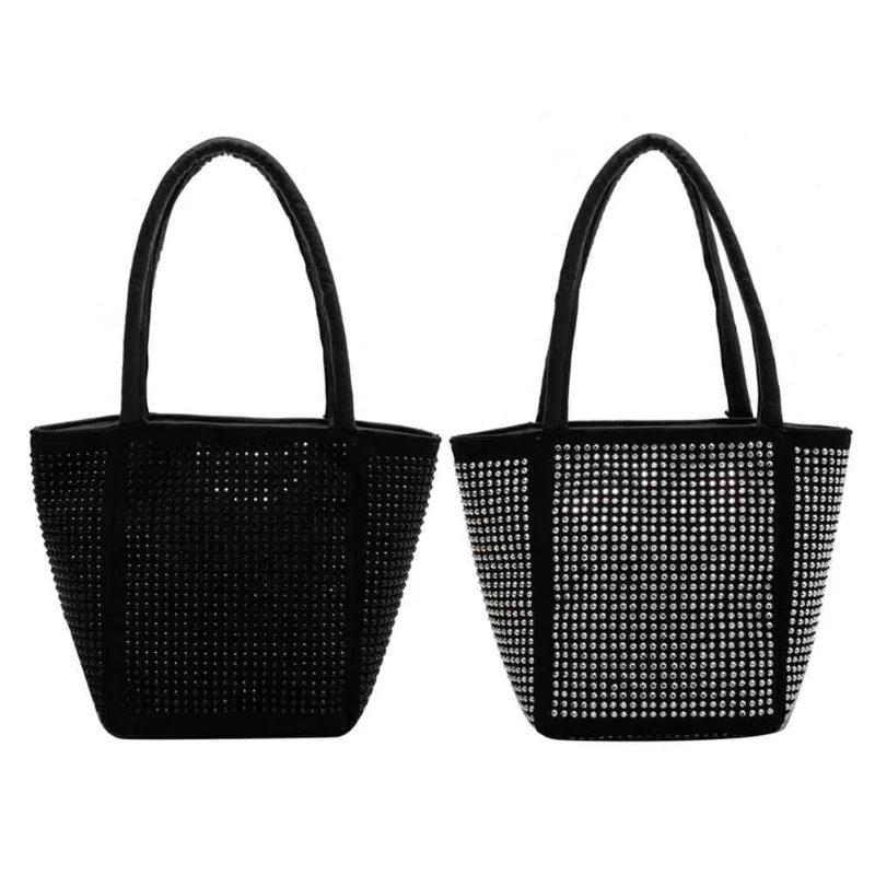 

Women Handbag Fashion Rhinestones Tote Sparkling Shopping Top-Handle Bag luxury brand fashion for the party Oblique Cross bag