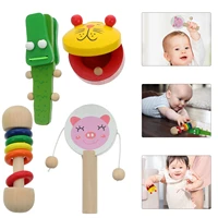 1 set kids musical instruments wooden percussion instrument musical toys set for kids preschool educational