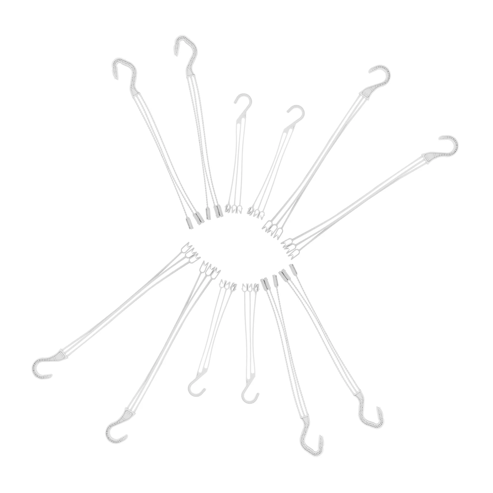 

30pcs Garden Hanger Replacement Hanging Chain Hanging Basket Extender Hangers Outdoor