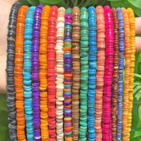 colored freshwater shell beads round shape shell chip beads for jewelry making bracelet handmade earring necklace gift 4 6mm