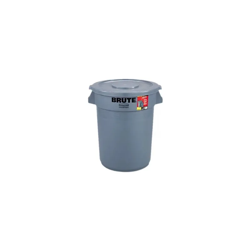 

Промышленный мусорный контейнер Rubbermaid FG863292GRAY, 32 галлона, полный контейнер, (серый)