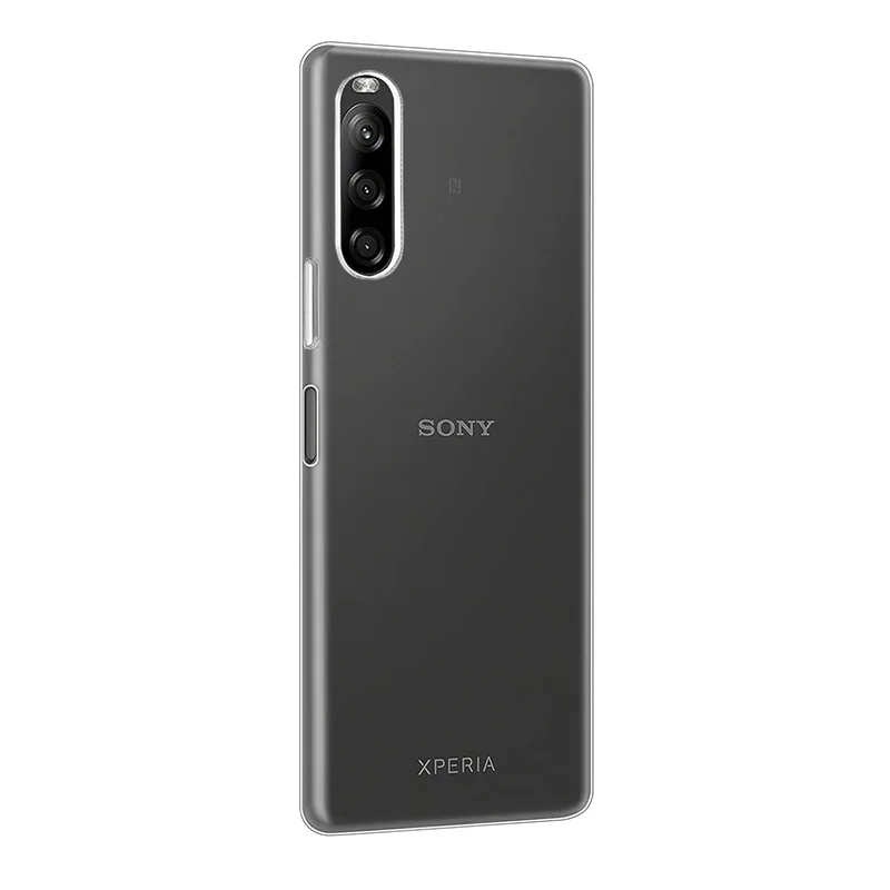 Тонкий противоударный Прозрачный чехол для Sony Xperia 5 V 10 1 VI IV силиконовый из ТПУ