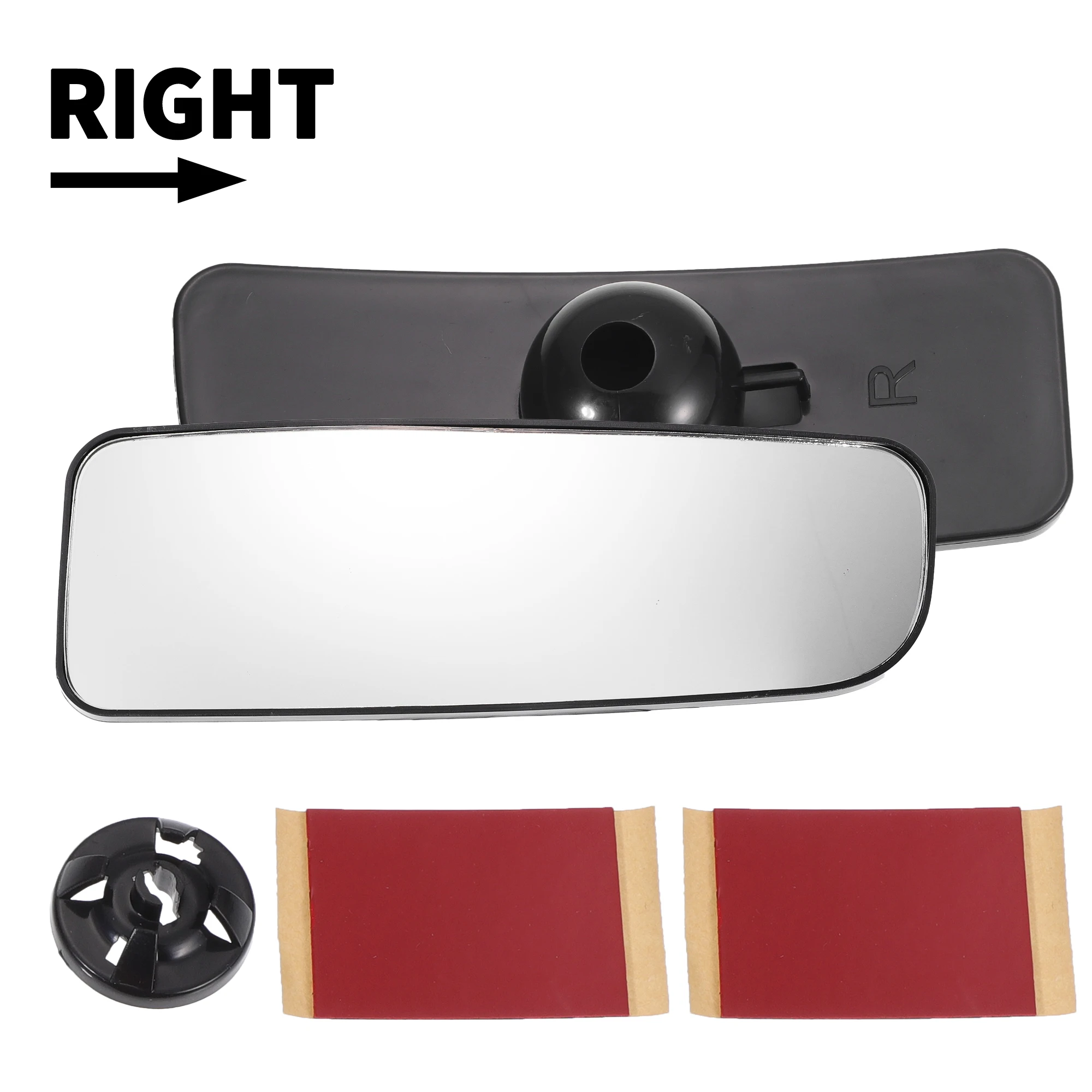 

Сменное стекло UXCELL для автомобильного зеркала заднего вида с подложкой, белое стекло без подогрева для Nissan Titan 2004-2015