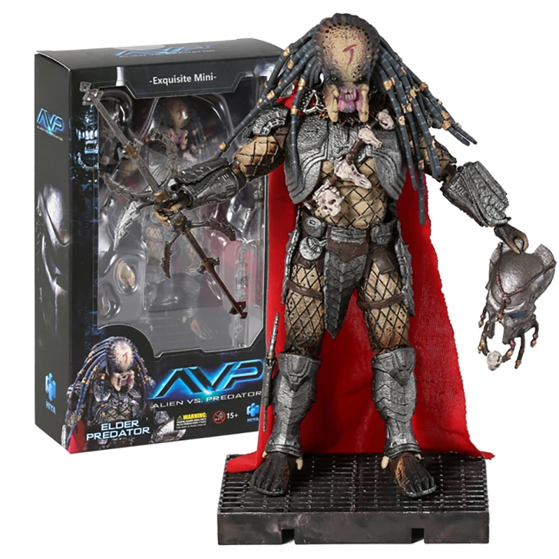

Hiya Toys AVP Elder Predator BJD Joints Movable Action Figure Model Toy