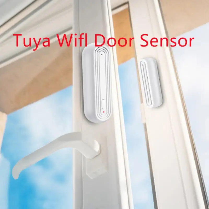 

Умная система оповещения о независимости Tuya WiFi датчик для двери, функция напоминания о приложении, простая установка, 90 дБ
