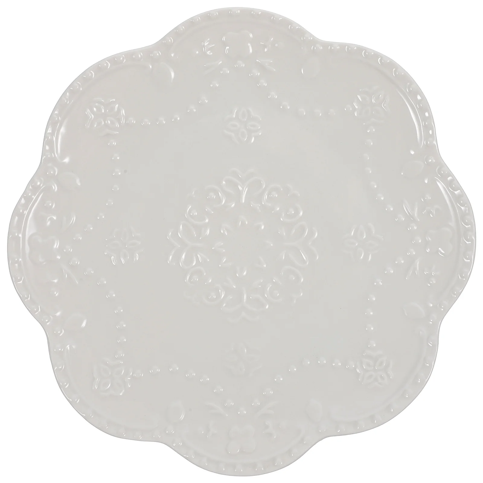 

Daily Use Reusable Household Plate Dessert Plate Steak Plate Ceramic Plate for Restaurant Daily