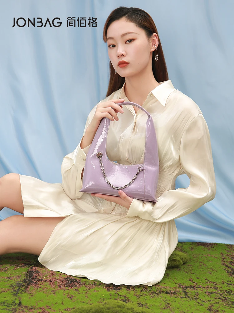 JONBAG Brand Summer New Purple Large-capacity Senior  One Shoulder Messenger Bag Of Woman Hand Bags for Women Free Shipping