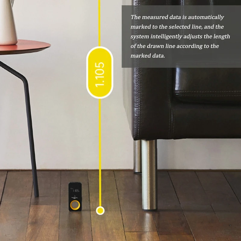 

Laser-Tape Measure Smart Laser-Rangefinder Intelligent 30M OLED Display Laser-Distance Meter Connect To Mobile Phone