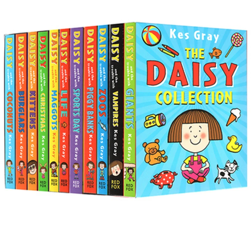 11 Pcs/Set Nick Sharratt Kes Gray The Daisy Collection Original English Reading Books For Kids Children