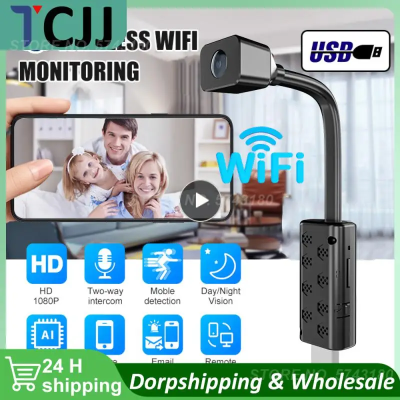 

Video Recorde Remote Monitor Ip Mini Camera For Ios/android Ip Camera Support Remote View Portable Camera Night 4k