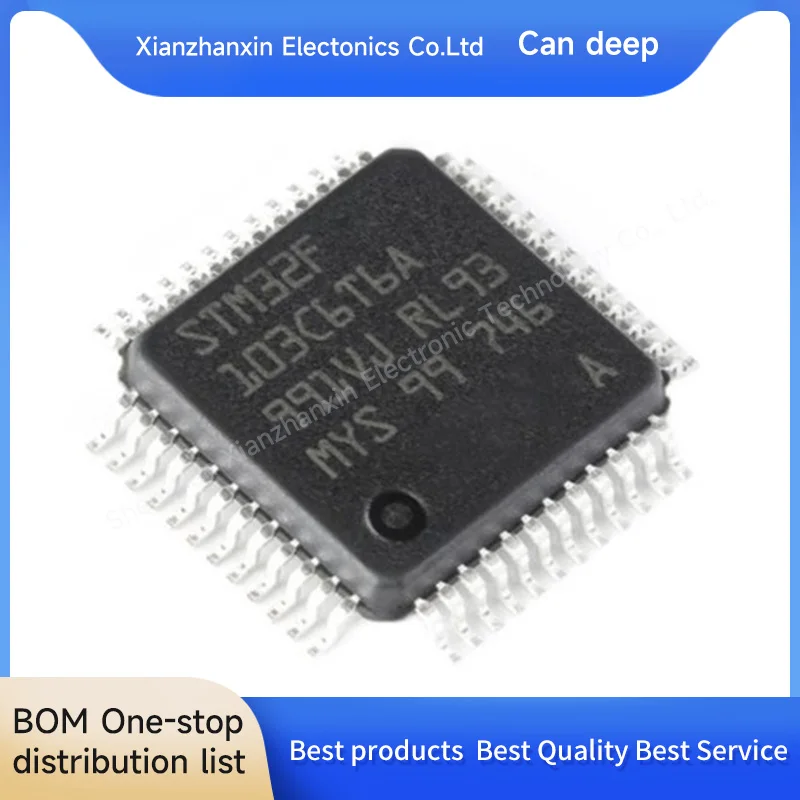 

5pcs/lot STM32F103C6T6A STM32F103 103C6T6A LQFP48 32-bit microcontrollers