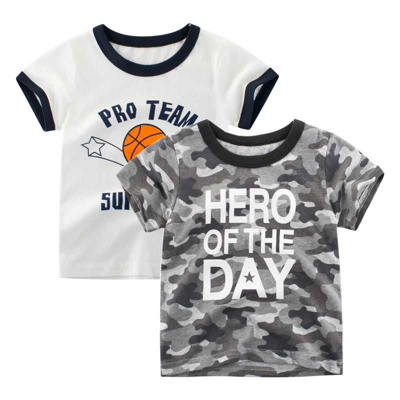 Новинка 2022 летняя футболка с коротким рукавом для девочек и мальчиков Детская