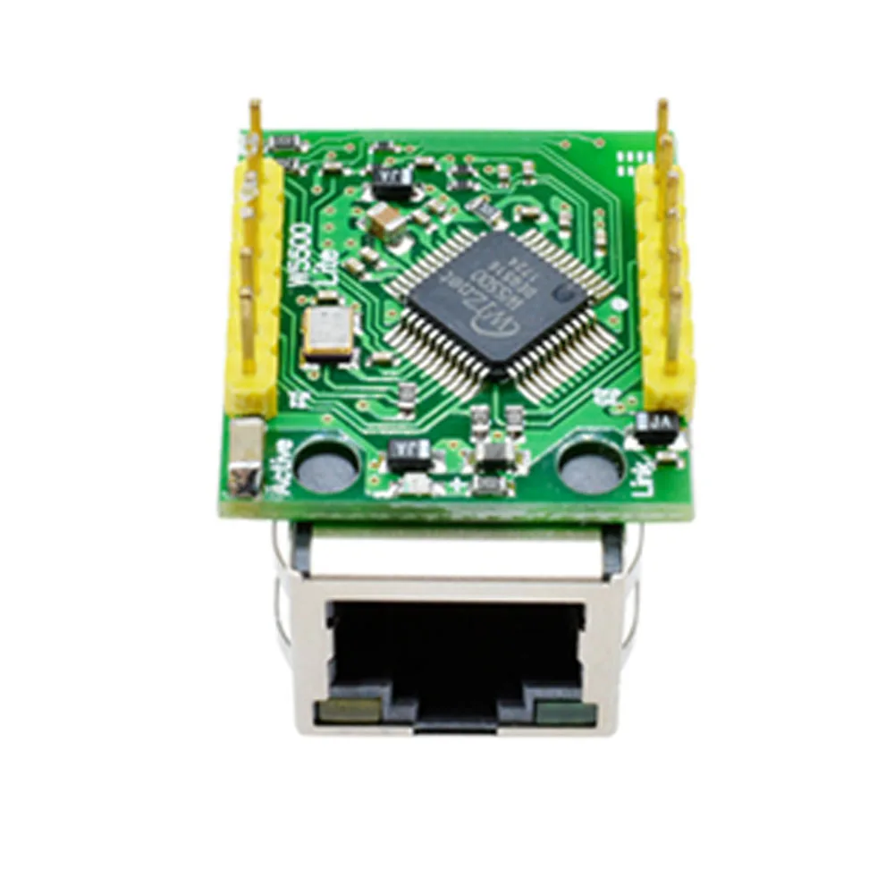 

USR-ES1 ENC28J60 W5500 чип SPI в LAN / Ethernet преобразователь TCP/IP 80 МГц модуль