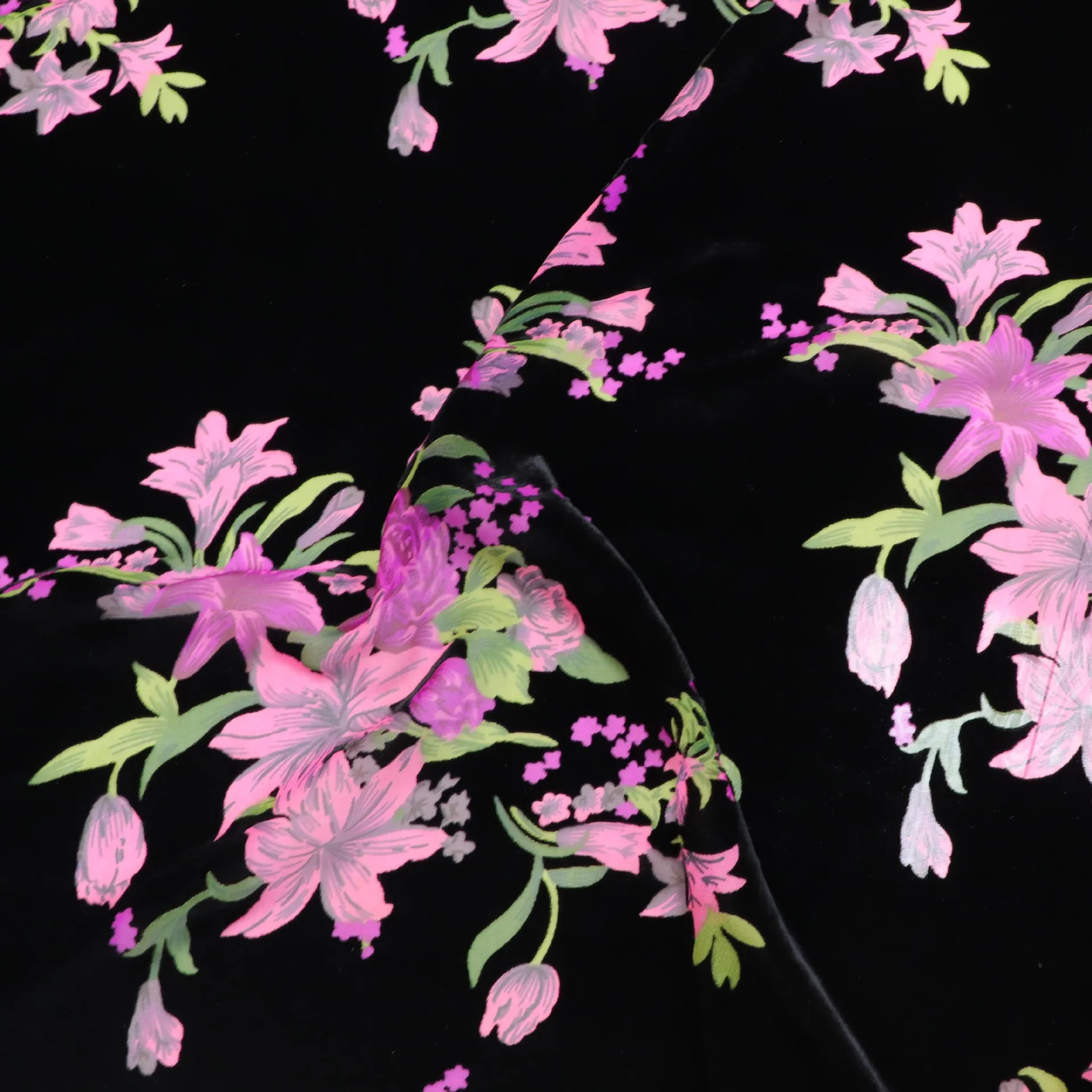 Тканая бархатная парча с липким принтом ночная рубашка платье Cheongsam ткань