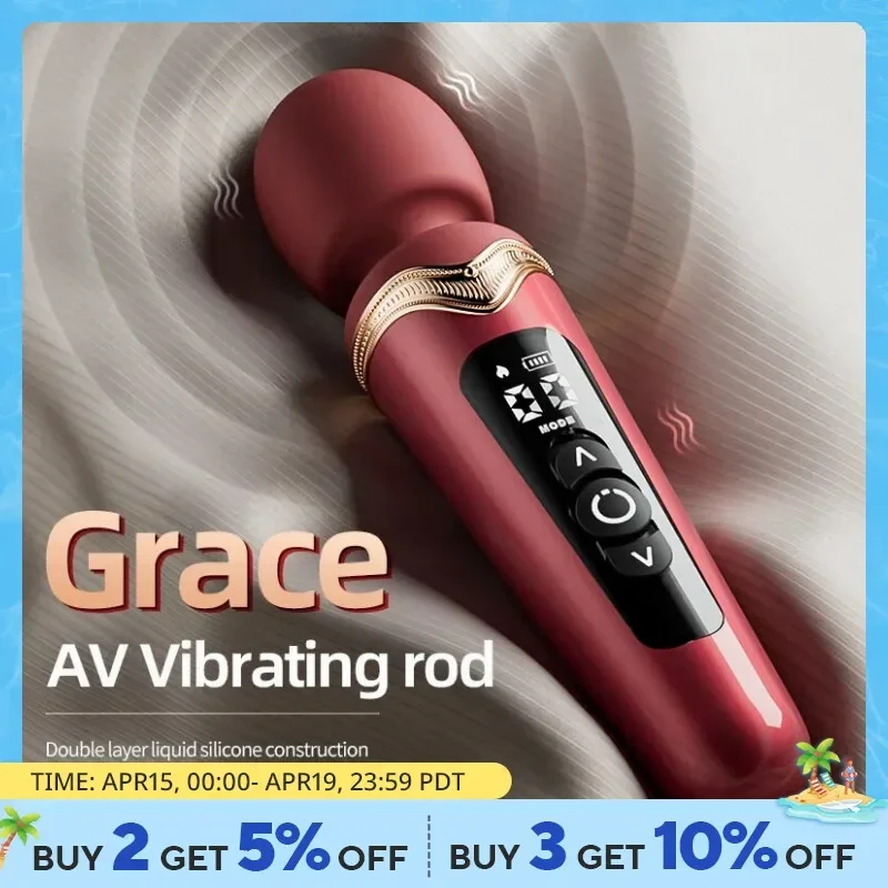 Мощные вибраторы с волшебной палочкой стимуляция точки G массажер для клитора