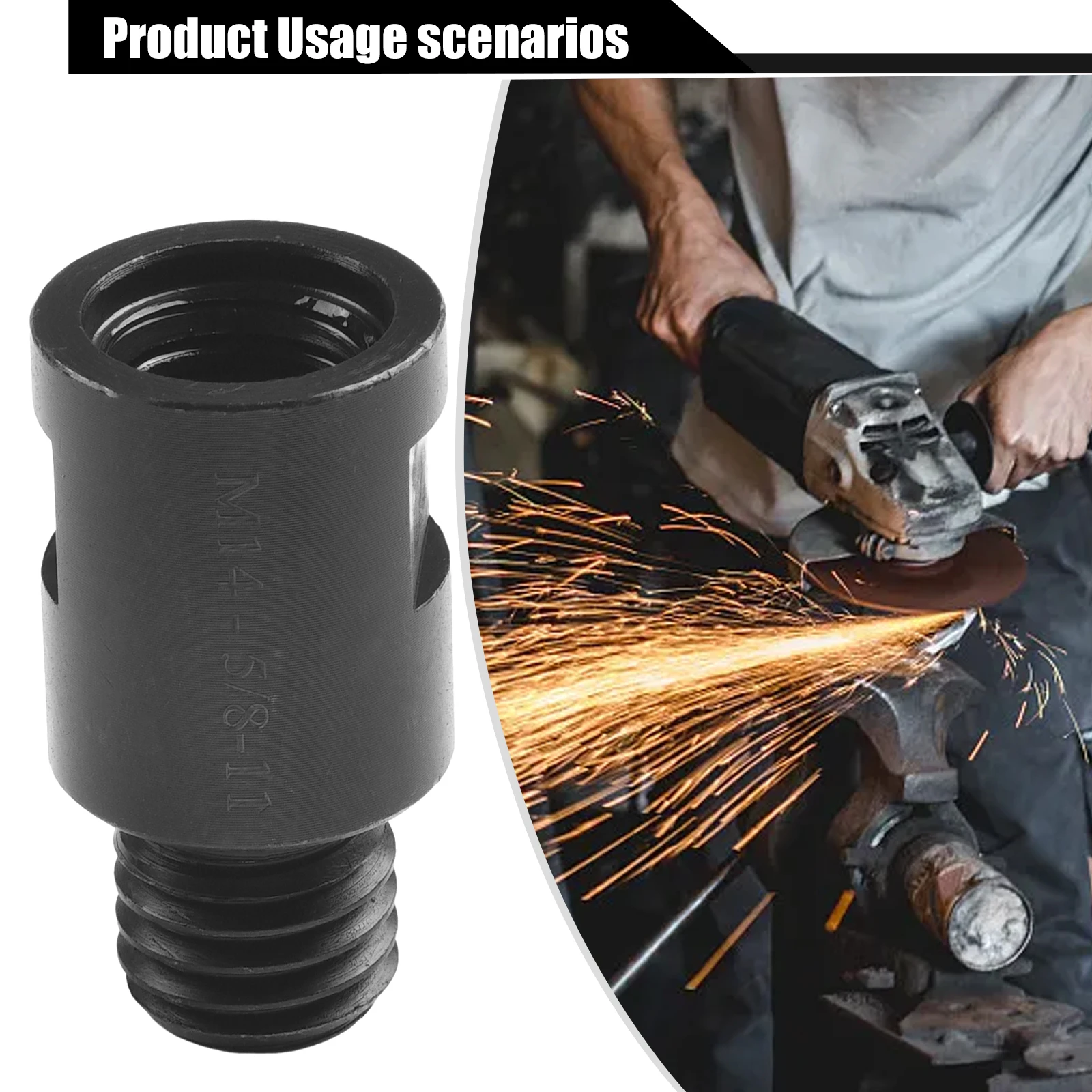 

1pc Angle Grinder Adapter Converter Arbor Connector Power Tools Accessories For Thread Conversion Of Different Angle Grinders