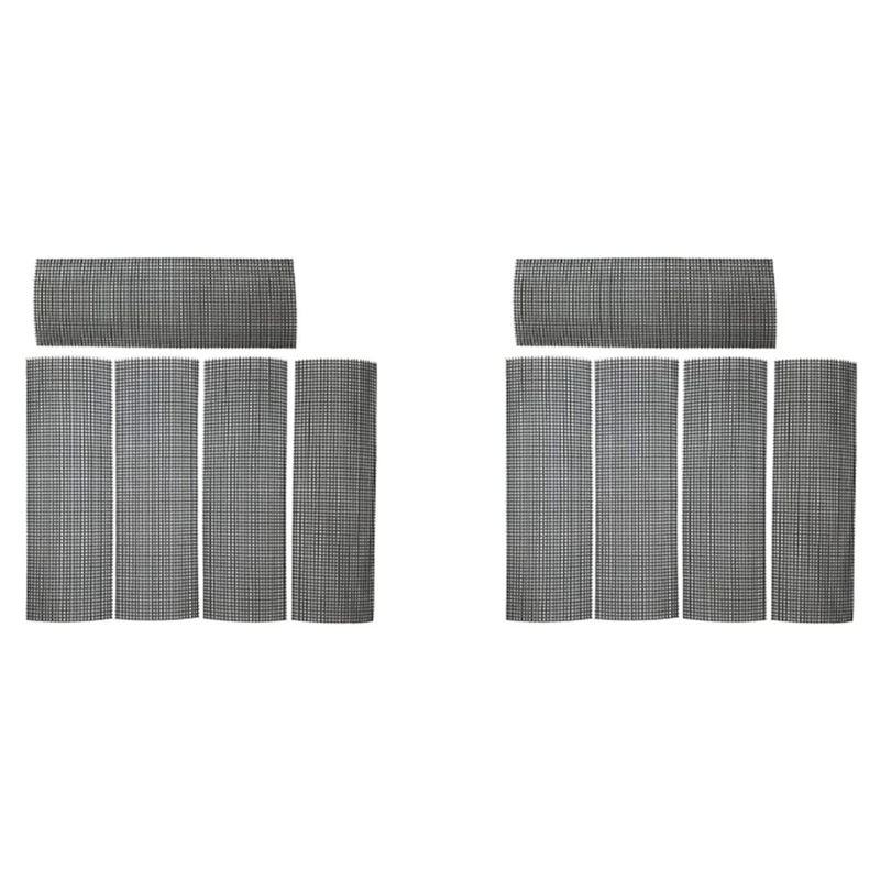 

Отверстие для цветочного горшка сетка коврик Нижняя сетка коврик 4 дюйма X 12 дюймов 10 штук прокладки-бонсай дренажная сетка