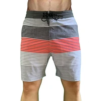 mens quick dry striped board shorts summer surf swimwear shorts waterproof thin beachwear male fitness bodybuilding sweatshorts