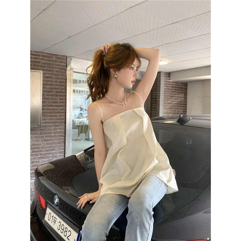 

Женский длинный пушистый топ трапециевидной формы в Корейском стиле