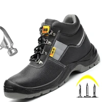 anti smash safety shoes men nti puncture work boots anti static safety boots men high top winter boots indestructible footwear