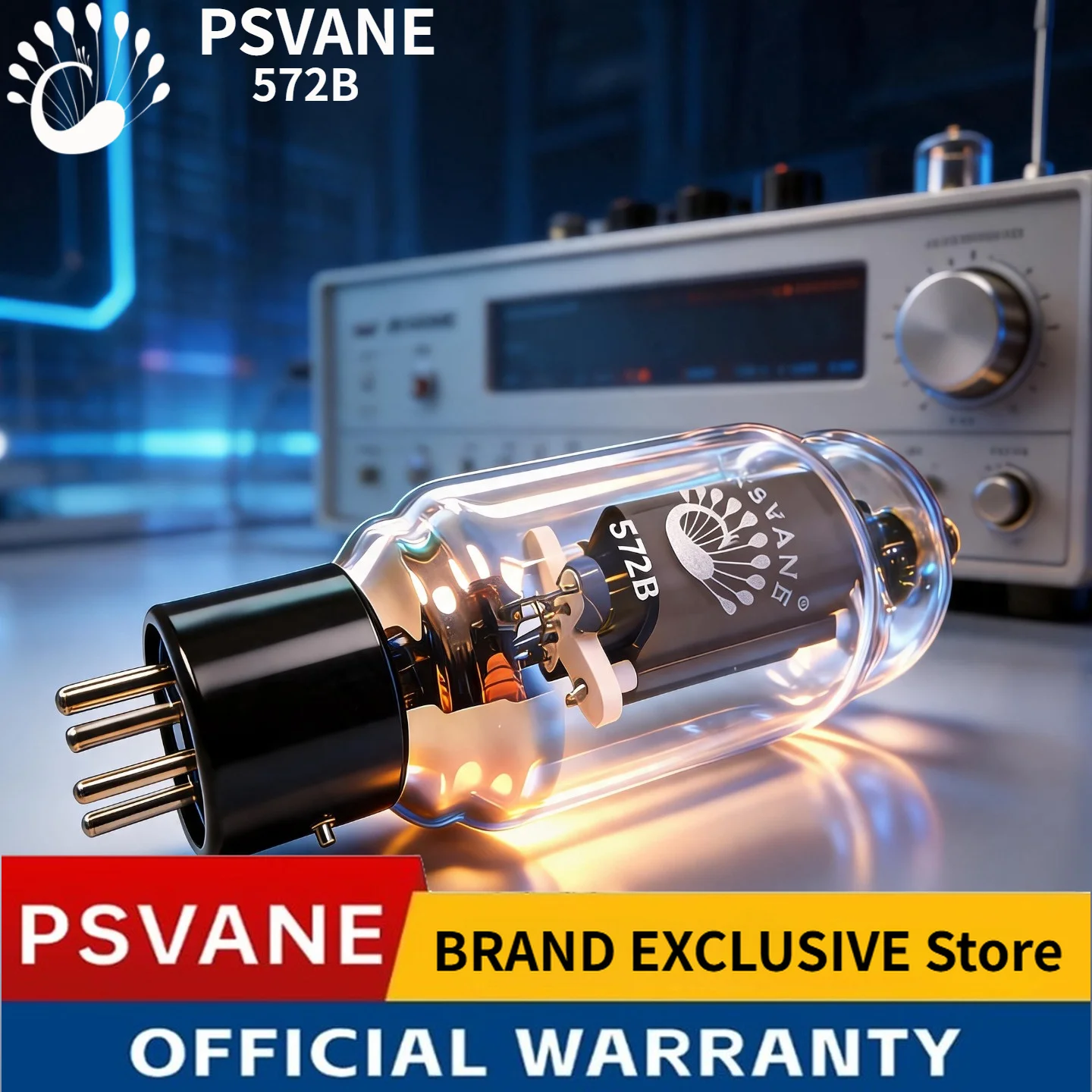 Фото Вакуумная лампа Psvane 572B для винтажных аудиоусилителей, DIY Hi-Fi усилителей, физиотерапевтических аппаратов №1