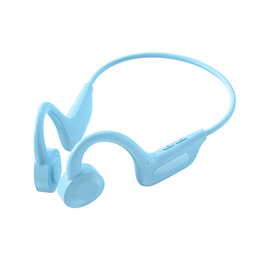 

Headphone Bone Conduction Bluetooth-compatible V5.0 IPX5 Waterproof Sweat Resistant Earphone Mic Noise Cancelling