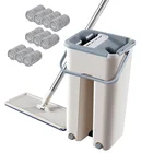 Швабра для пола с вращающимся ведром, влажная микрофибра, тряпка, Швабра для мытья пола, чистящее ведро для ванной комнаты, кухонные принадлежности для дома