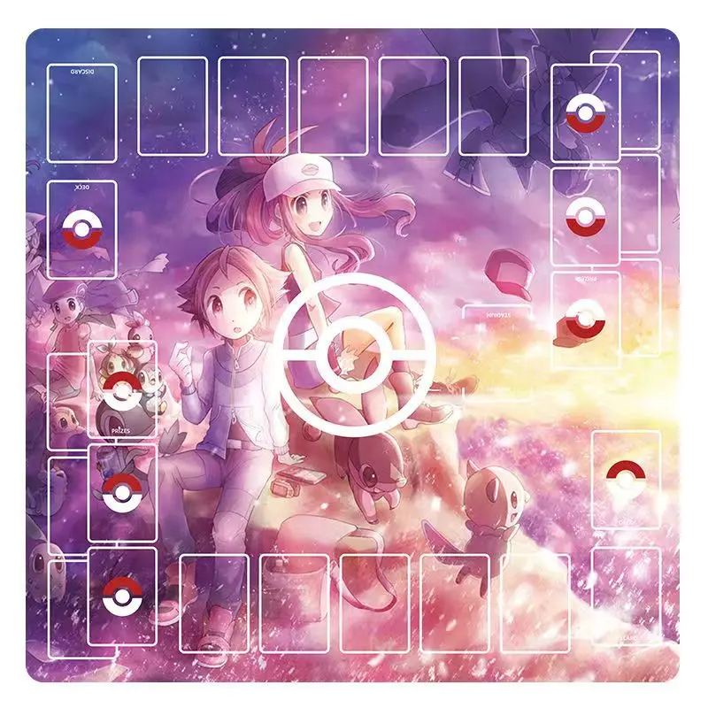 

Pokémon TCG PTCG Card Playmat Battle Plate Two Person Pokemon Card Pad Game Pad Board Game Card