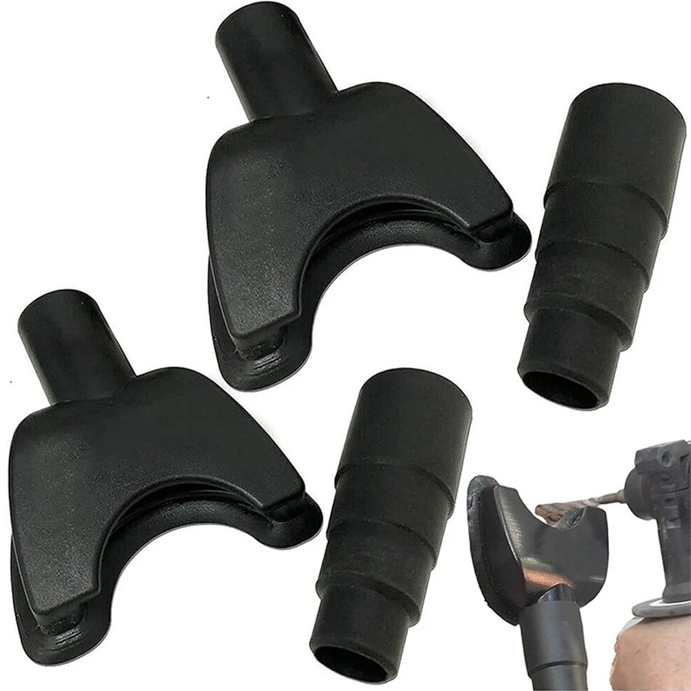 

2pcs Hands Free Dust Collector Electric Drill Plastic Dust Bowl Impact Drill Portable Vacuum Cleaner W Adapter