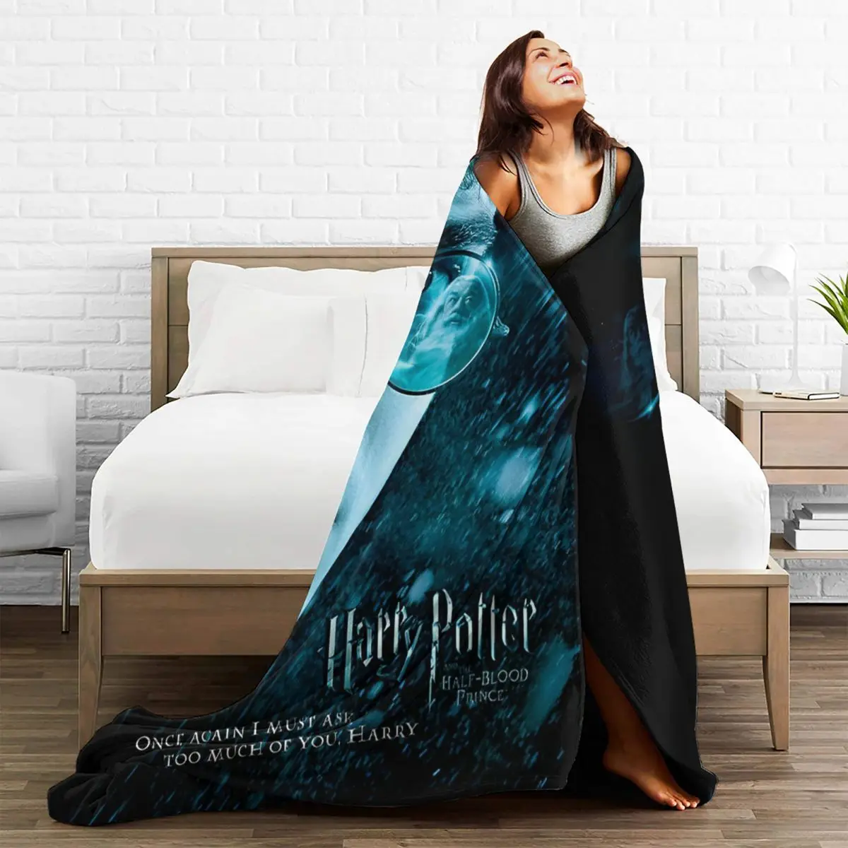 Одеяло из фильма Гаррис P-Potters Magic World теплое мягкое плюшевое одеяло с принтом для