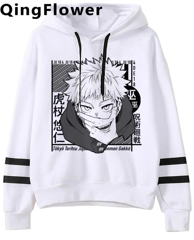 

jujutsu kaisen hoodies men printed grunge men hoddies anime
