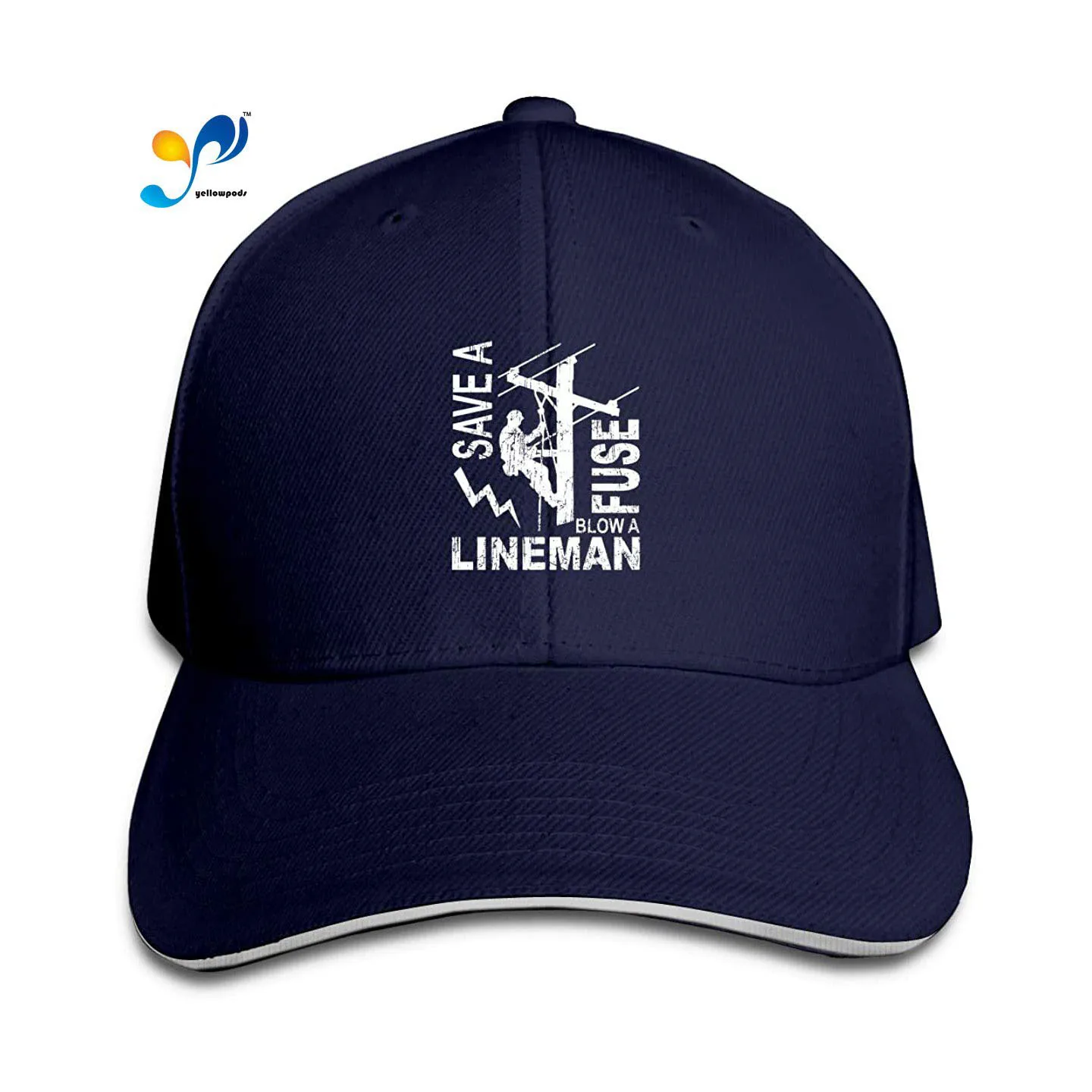

Lineman Save A Fuse - Blow A Lineman - Linemen Men's Women's Classical Hat Fashionable Peak Cap Hunting Cap Moto Gp Baseball Cap