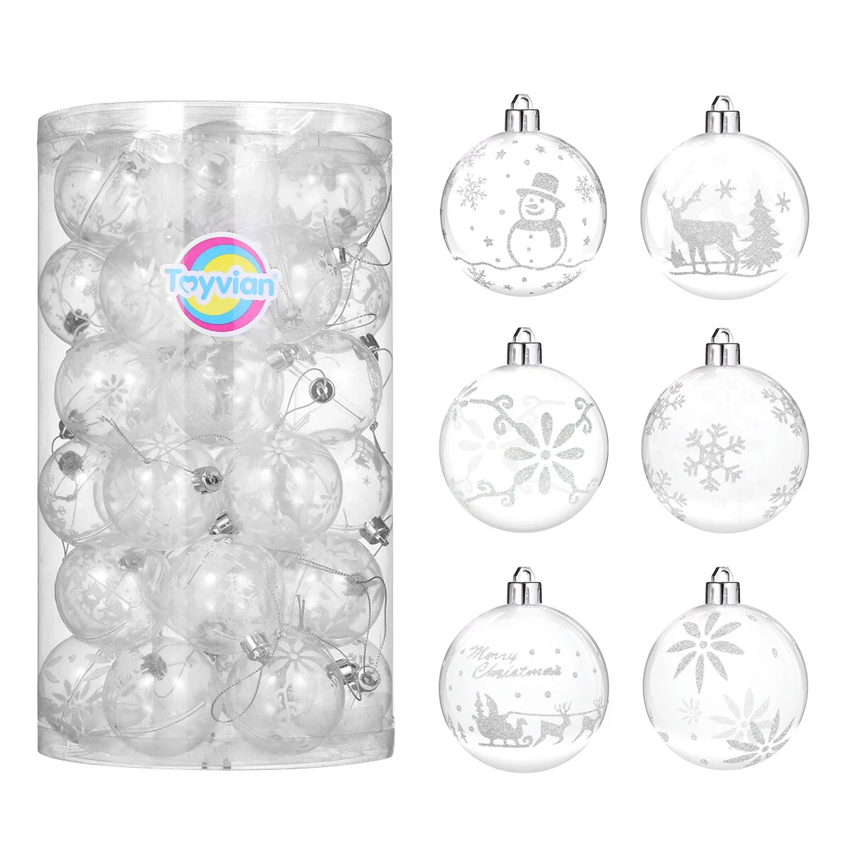 

36pcs Prom Decorationsationsations 6cm Chritsmas Tree for Xmas Trees Wall Pendant Hanging Ornament with Stuffed