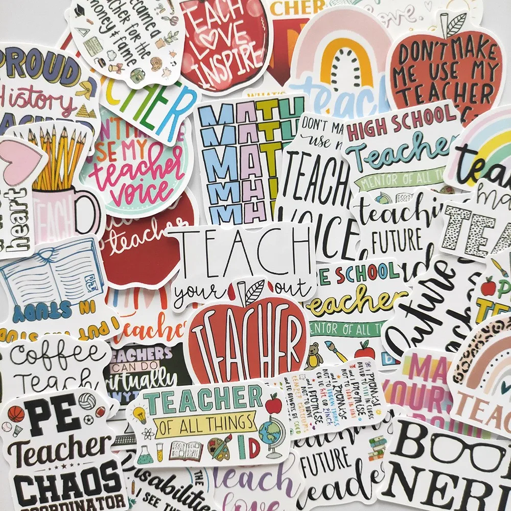 Наклейки для ноутбука велосипеда гитары скейтборда 10/30/50 шт.