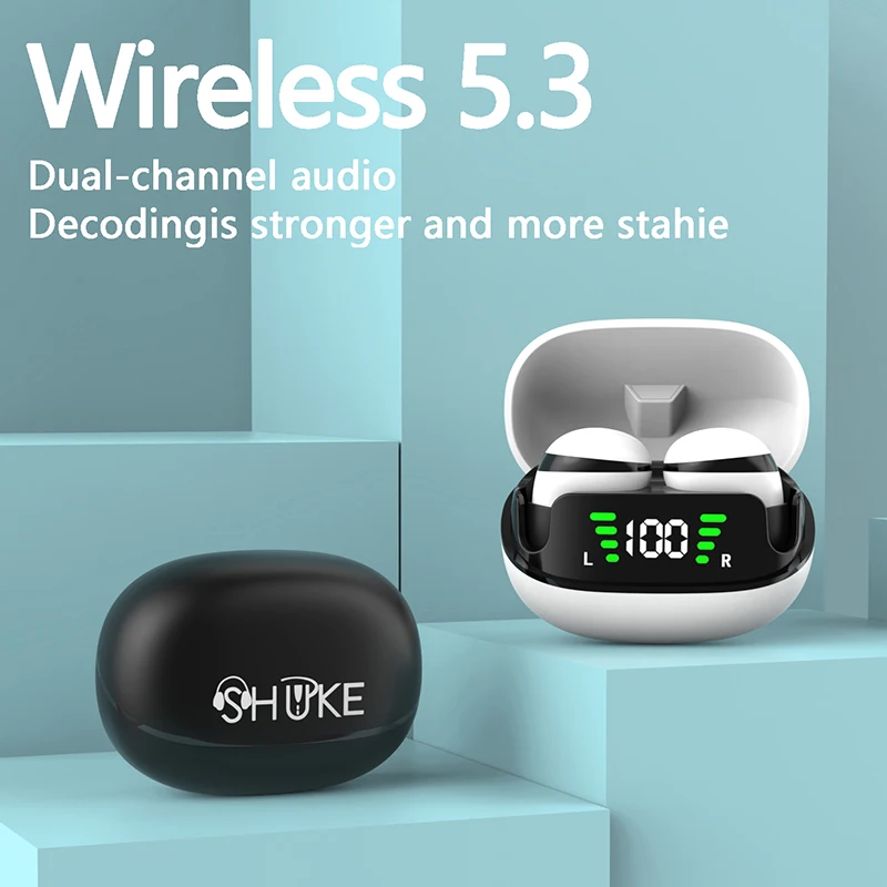 

Беспроводная Bluetooth-гарнитура, HiFi стерео наушники с низкой задержкой, наушники-вкладыши с сенсорным управлением