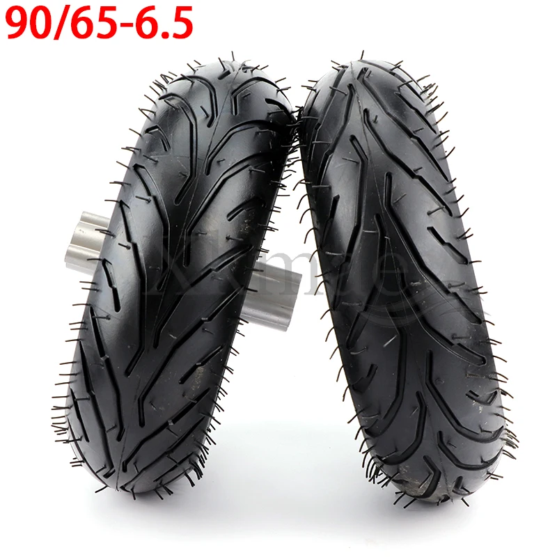 

Карманные Передние колесные диски для велосипеда 90/65-6,5 дюймов, шины, бескамерные вакуумные шины для гоночного мини-велосипеда для двухтакт...