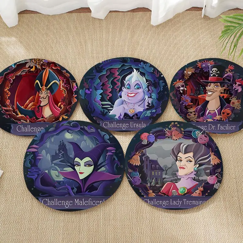 

Disney Villain Magic Mirror Modern Minimalist Style Stool Pad Patio Home Office Chair Seat Cushion Pads Sofa Seat 40x40cm Seat