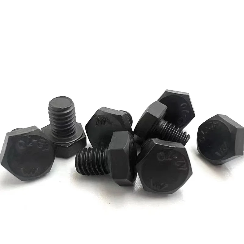 

5/20X M3 M4 M5 M6 GB5783 DIN933 Black 304 Stainless Steel External Hex Outside Hexagon Head Cap Screw Bolt Thread Length 6-100mm