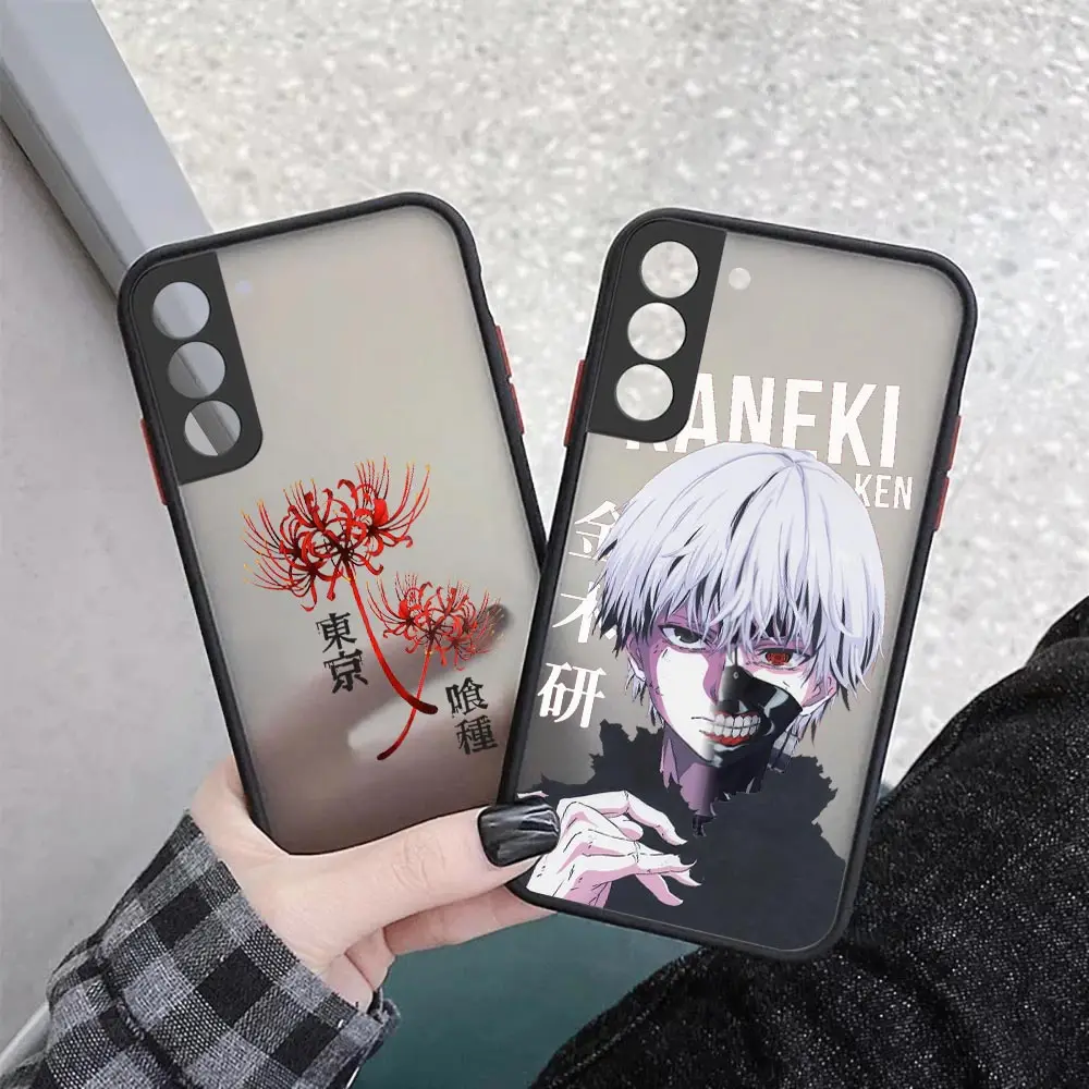 

Japan Anime Tokyo Ghoul Kaneki Ken Coque Samsung S23 Ultra Case For Galaxy S20 S21 S22 S23 Ultra Fe 5G S10 Lite S9 S8 Plus Cover