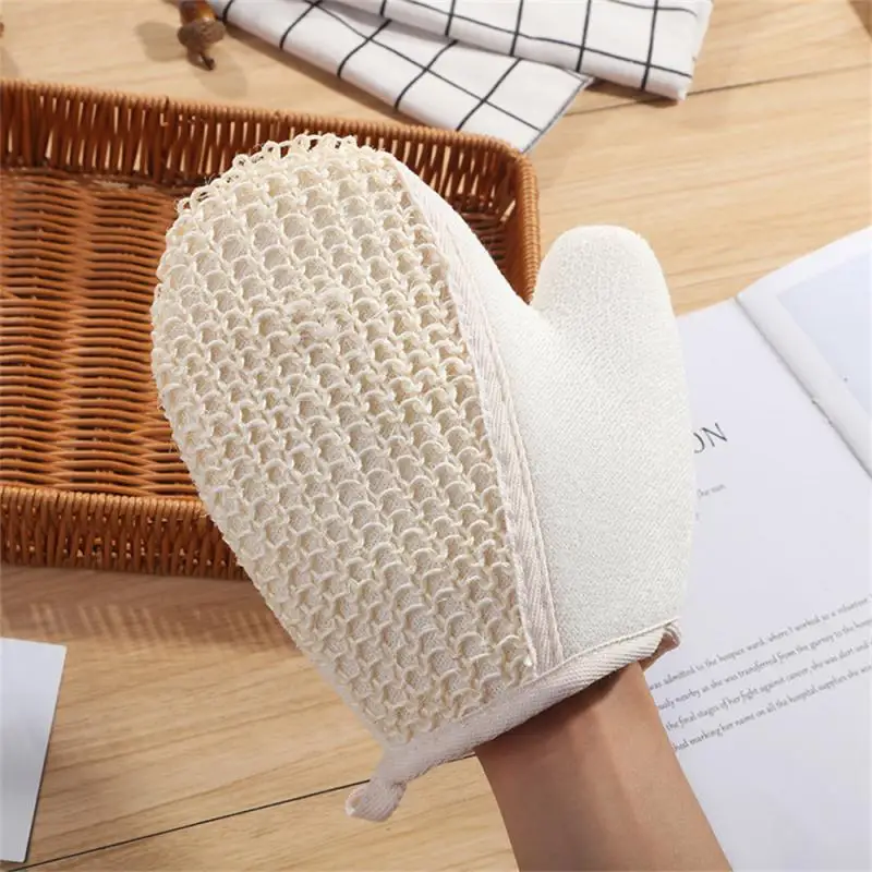 

Adults Rubbing Gloves Multifunctional Portable Bath Towel Gloves Double-sided Peeling Glove Household Cleaning Tools Bulk Jute