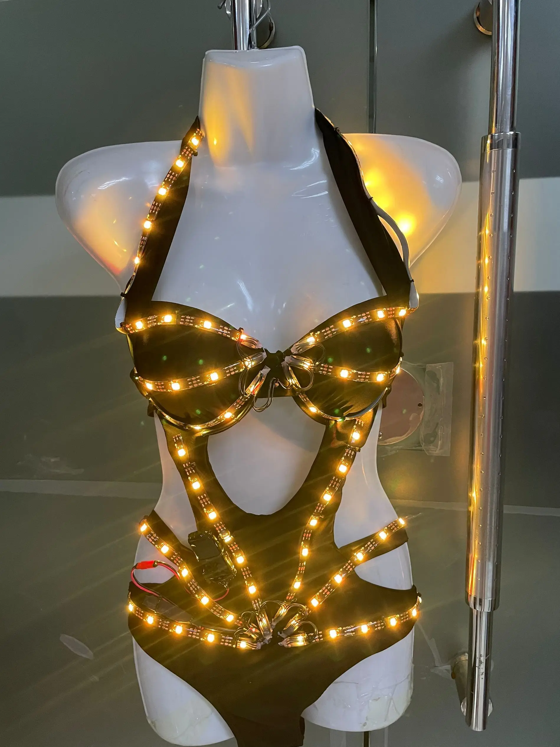 Пиксельная светодиодная куртка пальто джазовый бар DS новый сексуальный костюм