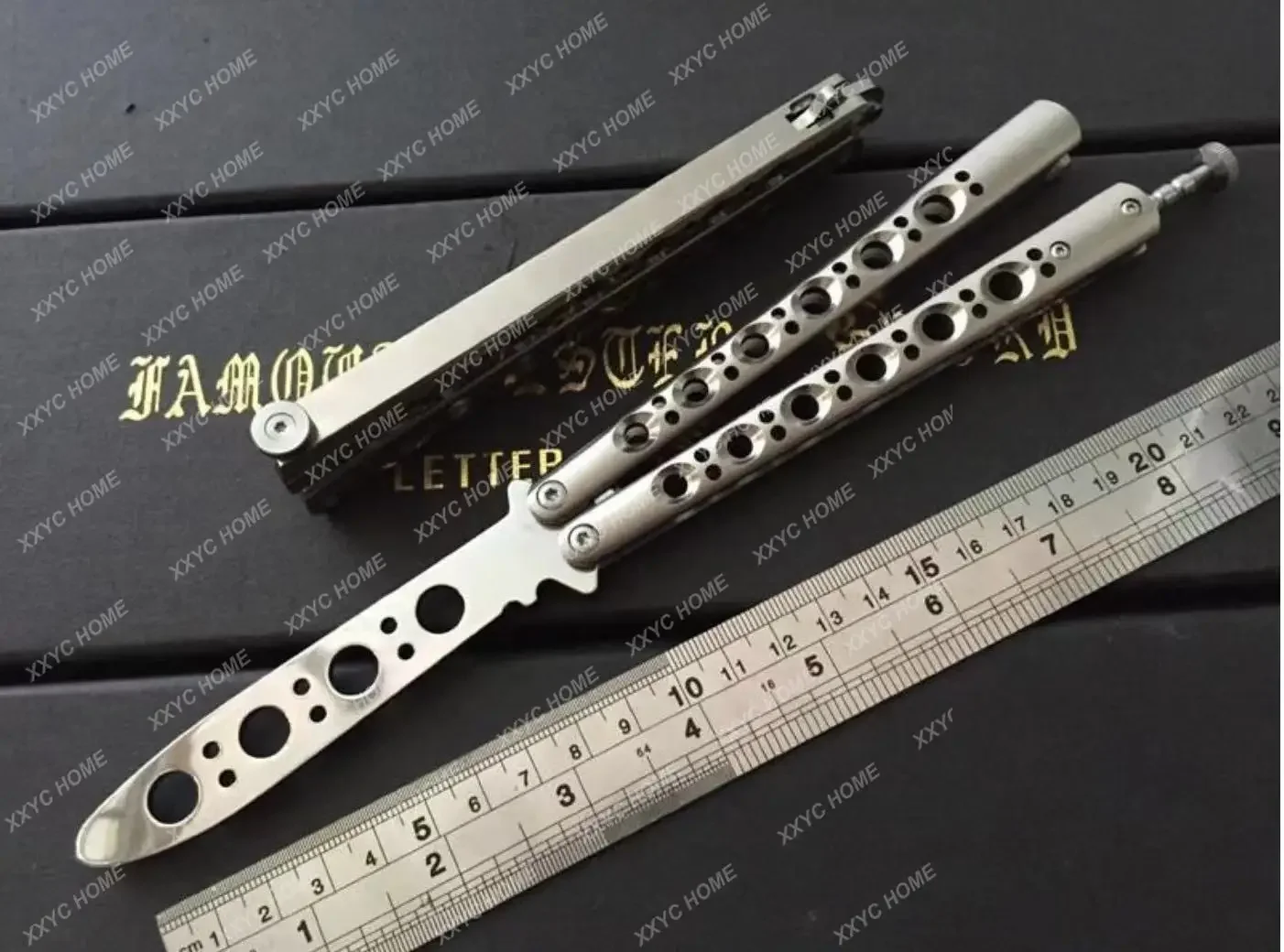 Klasсный нож для trenowania Butterfly li BM40 fioletowy градиентные цветные вставки T4 tytanowania uchwyt 440C