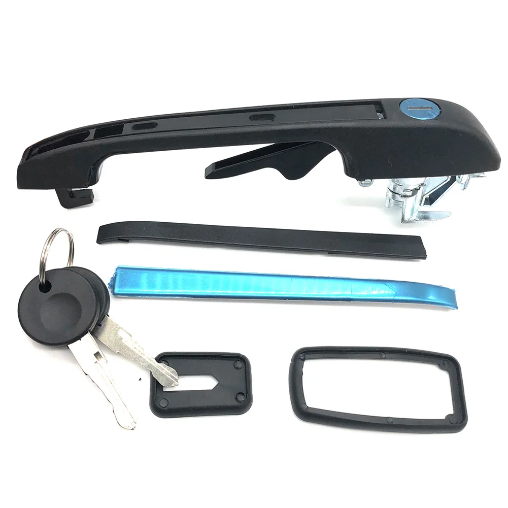 4PCS Front Rear Left+Right Car Door Handle For Volkswagon Passat 16 I 1 Golf 17 Mk1 Mk2 1974-1994 191837205A 191837205