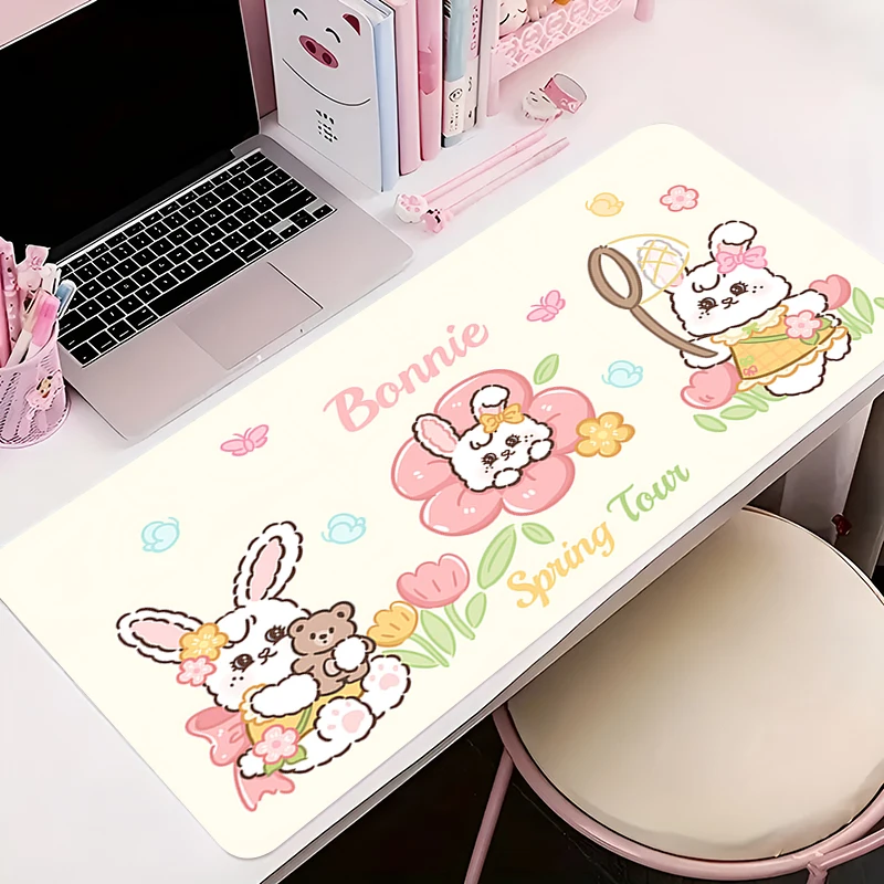 Большой Резиновый Коврик Для Мыши XXL 100x50 См — Игровой С Мультяшным Принтом